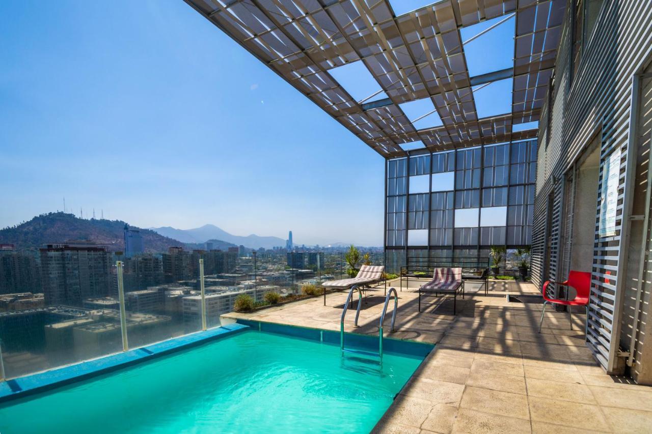 Tribeca Twin Room - Studio With Pool, Wifi, Ac Santiago de Chile Zewnętrze zdjęcie