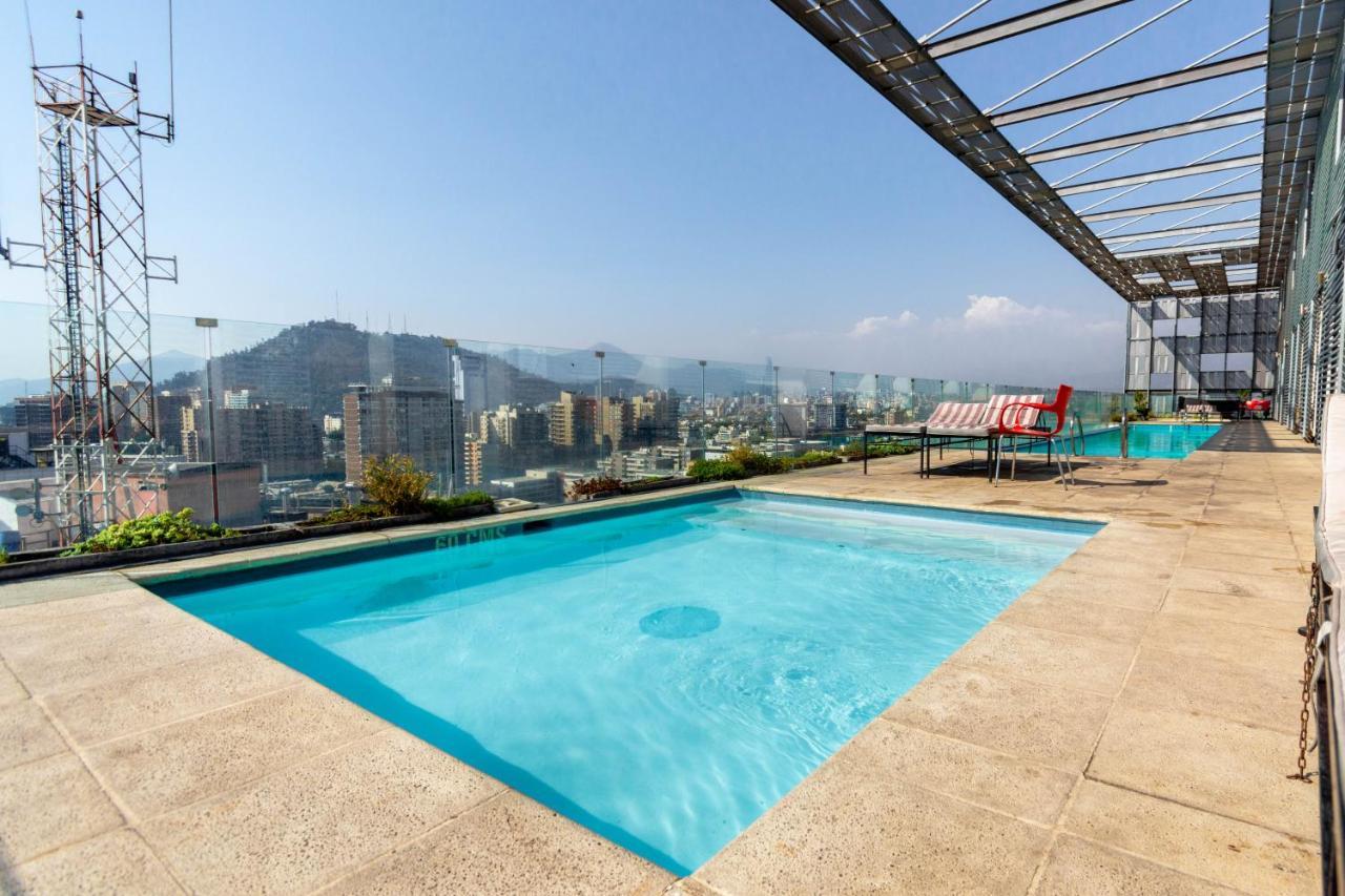 Tribeca Twin Room - Studio With Pool, Wifi, Ac Santiago de Chile Zewnętrze zdjęcie