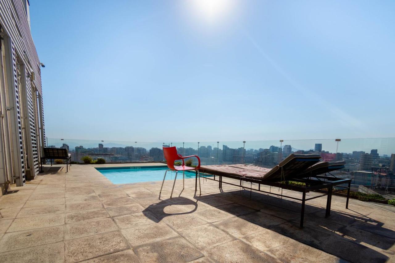 Tribeca Twin Room - Studio With Pool, Wifi, Ac Santiago de Chile Zewnętrze zdjęcie