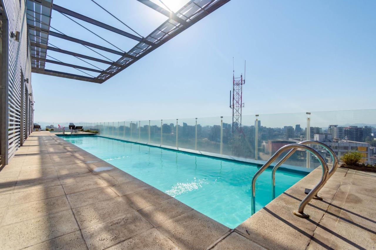 Tribeca Twin Room - Studio With Pool, Wifi, Ac Santiago de Chile Zewnętrze zdjęcie