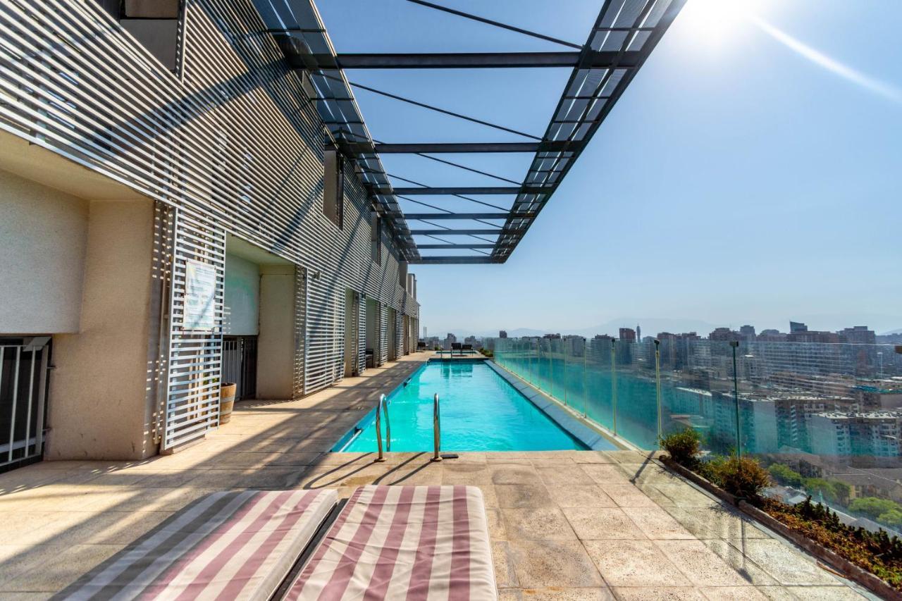 Tribeca Twin Room - Studio With Pool, Wifi, Ac Santiago de Chile Zewnętrze zdjęcie